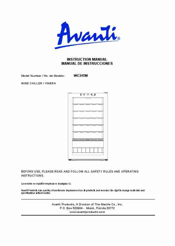 Avanti Refrigerator WC34TM-page_pdf